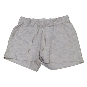 Lululemon Athletica Light Grey Drawstring Shorts Women's Size 6
